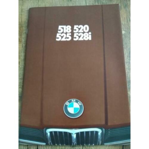 BMW 5 serie e12 schitterende folder uit 1/1979