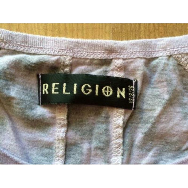 Crop top, wijder model, van Religion, XS met panterprint
