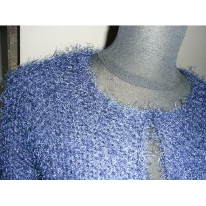 VERO MODA donker blauw lang vest mt 36 kan ook mt 38