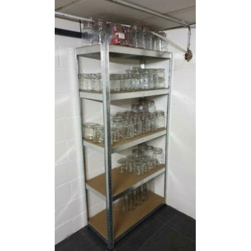 Weckpotten met beugel, italiaans, 1.5 L en 1.0 L + kast