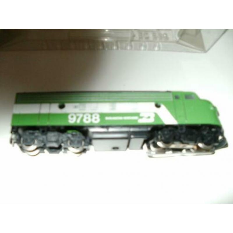 Marklin no 4181Burlington Ho diesellok f7.