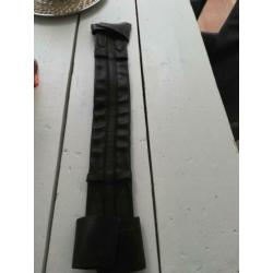 Bruine leren singel 60 cm
