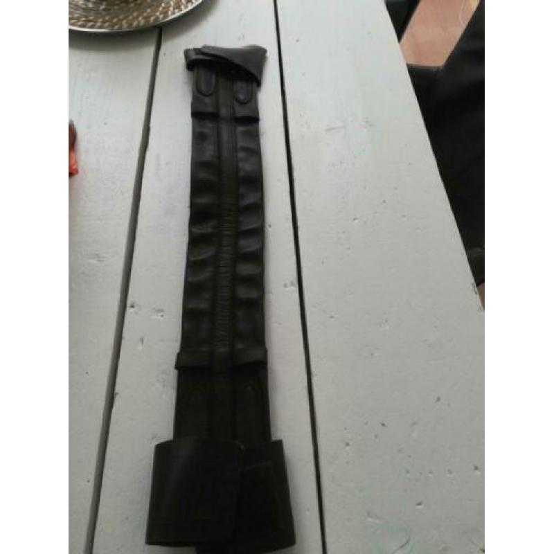 Bruine leren singel 60 cm