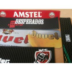 Barmat Amstel Jupiler Duvel Coca Cola William Lawson bar mat