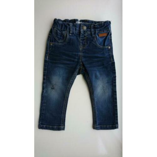 Mooie, stretch jeans / spijkerbroek, Name It, maat 80