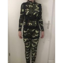 Parachutisten kostuum dames maat L