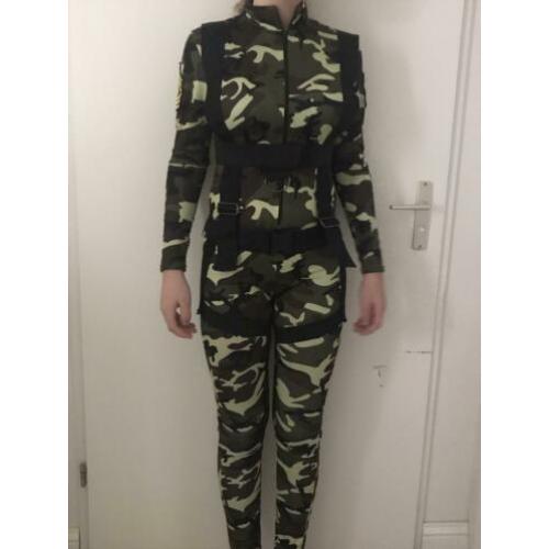Parachutisten kostuum dames maat L