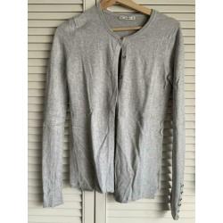 Zara lichtgrijs vest S 36
