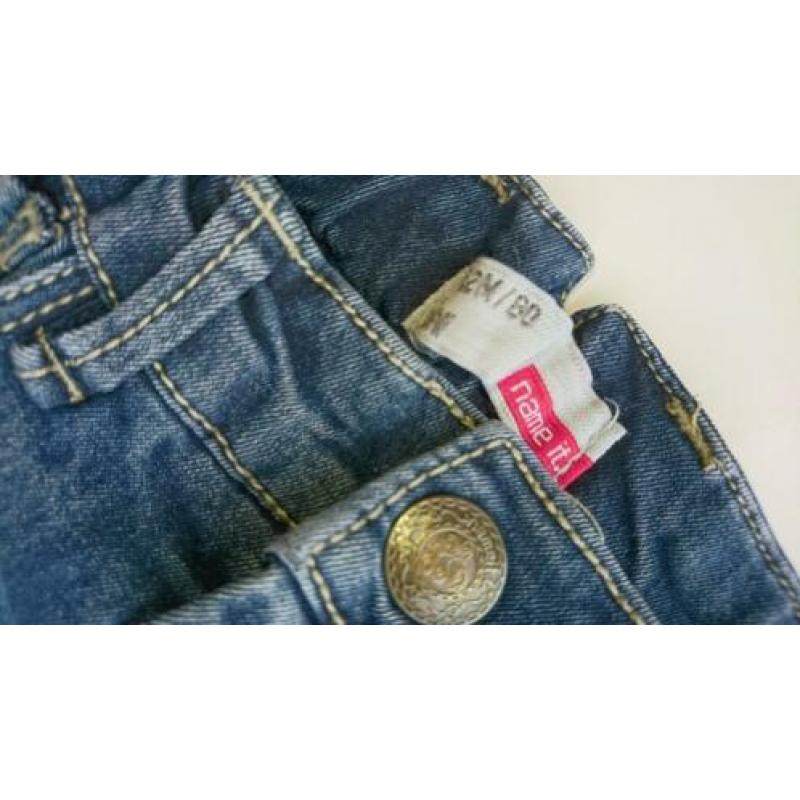 Mooie, stretch jeans / spijkerbroek, Name It, maat 80