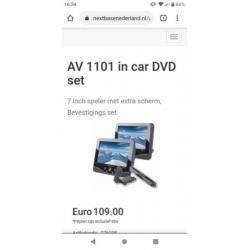 Auto schermen dvd, USB, aux en cd te koop.