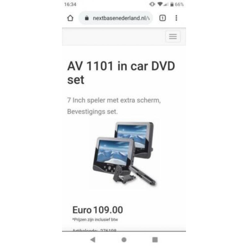 Auto schermen dvd, USB, aux en cd te koop.