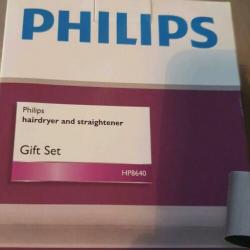 Philips giftset föhn en stijltang hp8640/60