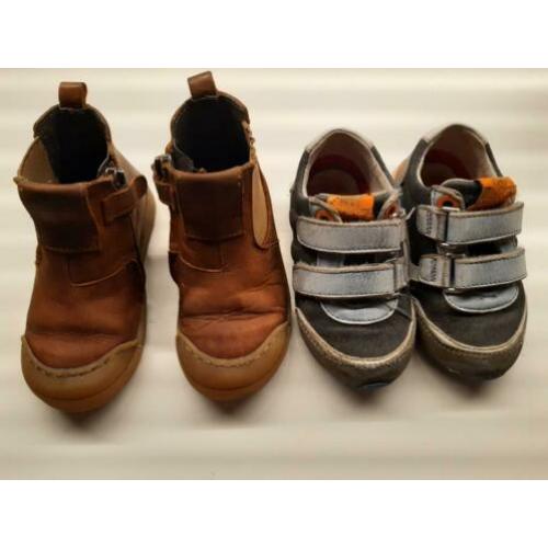 Koopje, twee paar jongens schoenen maat 22 Keq & Braqeez