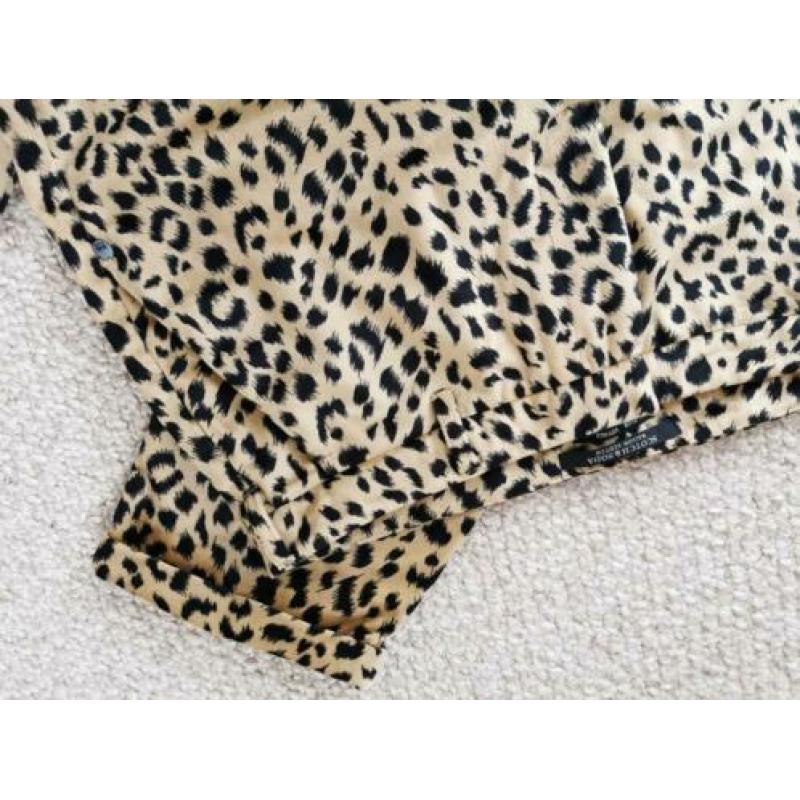Broek scotch and soda tijgerprint broek club voyage L