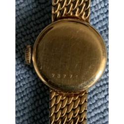 Gouden Dames Horologe merk CERTINA