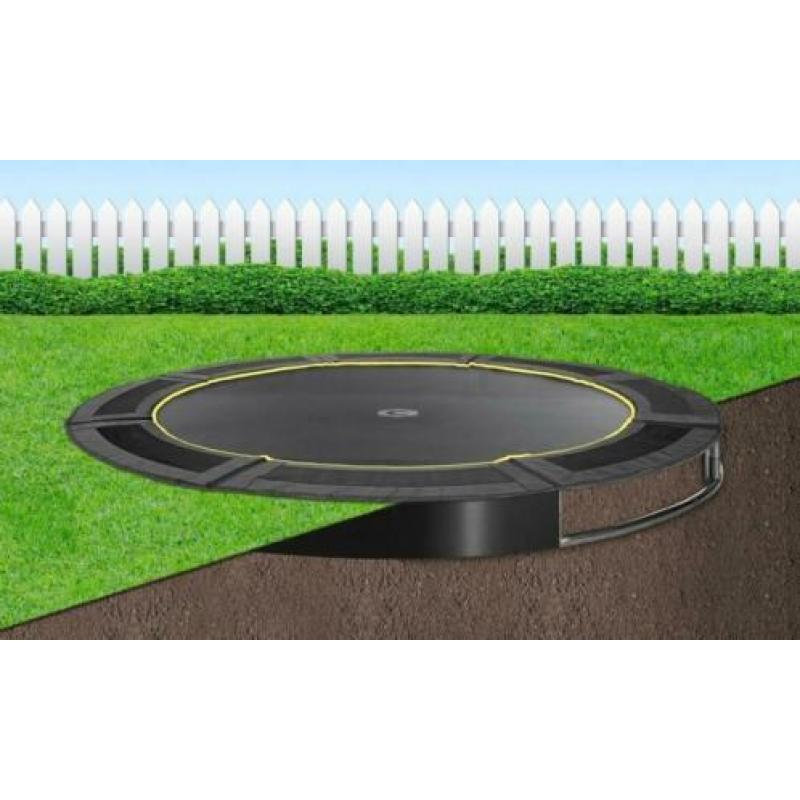 Ingraaf Trampoline Flatground Capital Play Black 427 cm 811