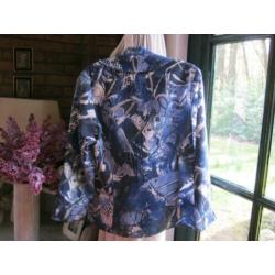 mj/ WITTEVEEN blouse maat 38 leuke kraag met ruchel