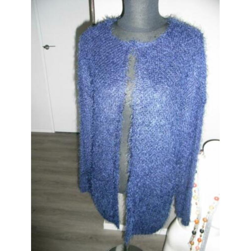 VERO MODA donker blauw lang vest mt 36 kan ook mt 38