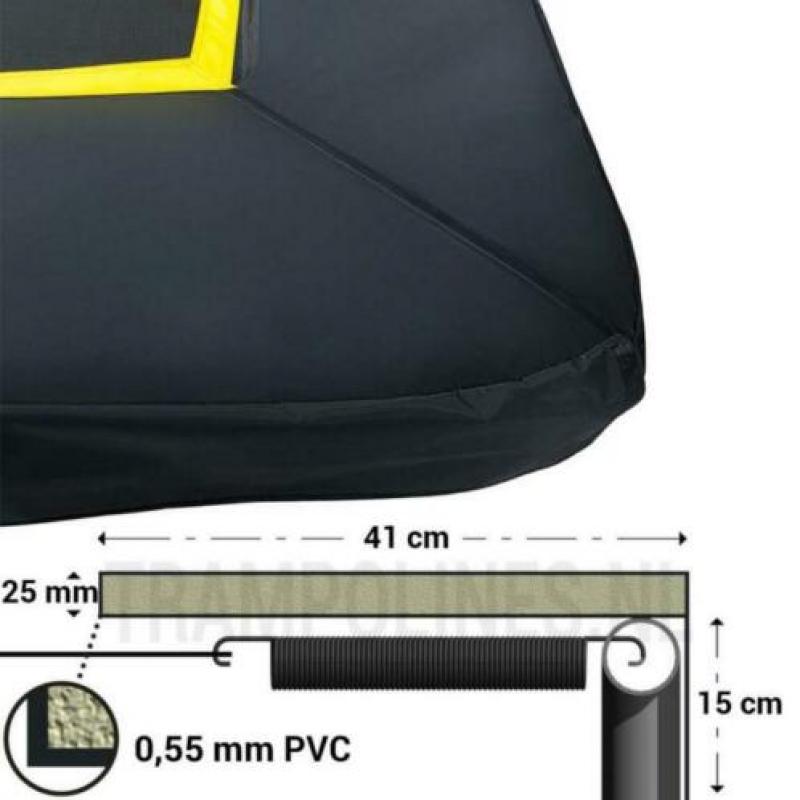 Magic Circle Pro Black Rechthoekige Trampoline 244x366 944