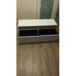 Tv kast met twee lades