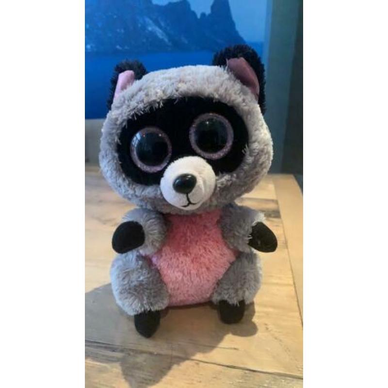 Knuffel Ty Beanies Rocco wasbeer 24cm