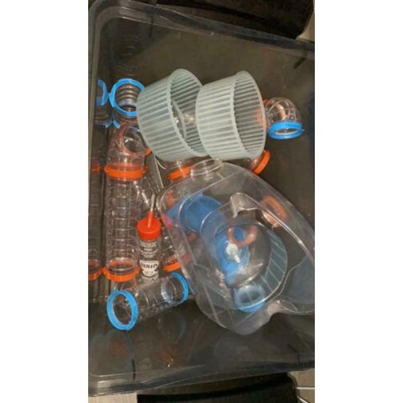 Ferplast buizen rad drinkfles extra stuk gym voerbak