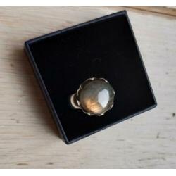 Fraaie zilveren ring met Labradoriet - nog nieuw!