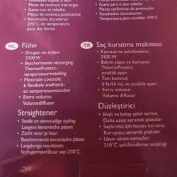 Philips giftset föhn en stijltang hp8640/60