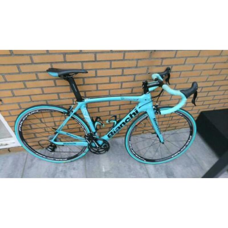 Bianchi Oltre XR1 kleur Celeste veloce 10-speed