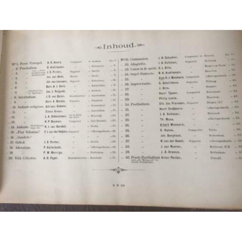 Oude orgelboeken(zeldzaam!)