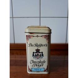 De Ruijter Chocolade Hagel Melk Vintage Blikje