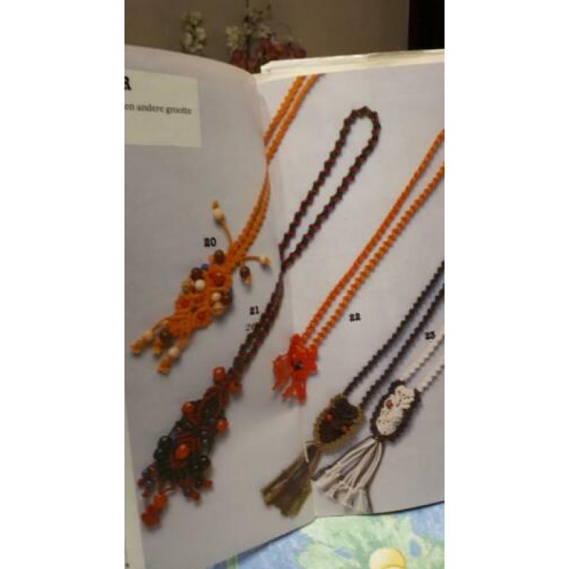 Ketting met hanger van Macrame maken