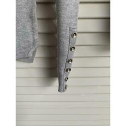 Zara lichtgrijs vest S 36