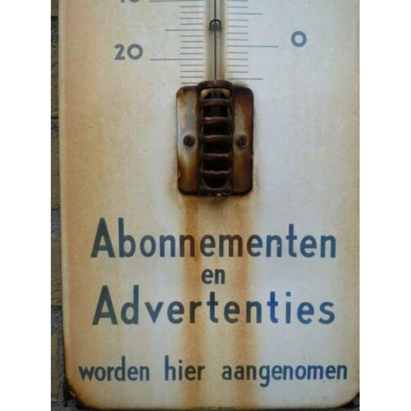 Elseviers emaille reclame bord thermometer