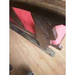 Mooie vintage rookstoel met verstelbare rugleuning