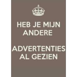 Nieuw in Verpakking 2X Vouwgordijnen