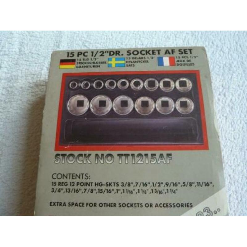 Doppenset inch maten