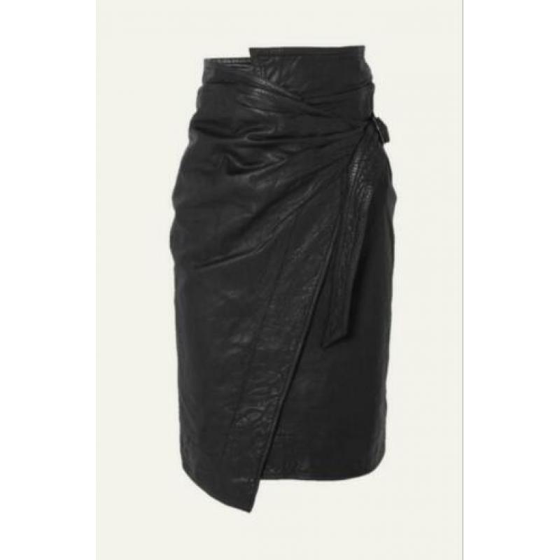 Mooie Isabel Marant lederen kokerrok(nieuw)met prijskaart