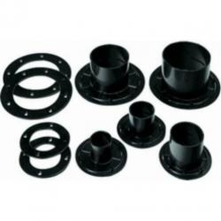 Tank/folie connector. Diverse afmetingen 40-110mm