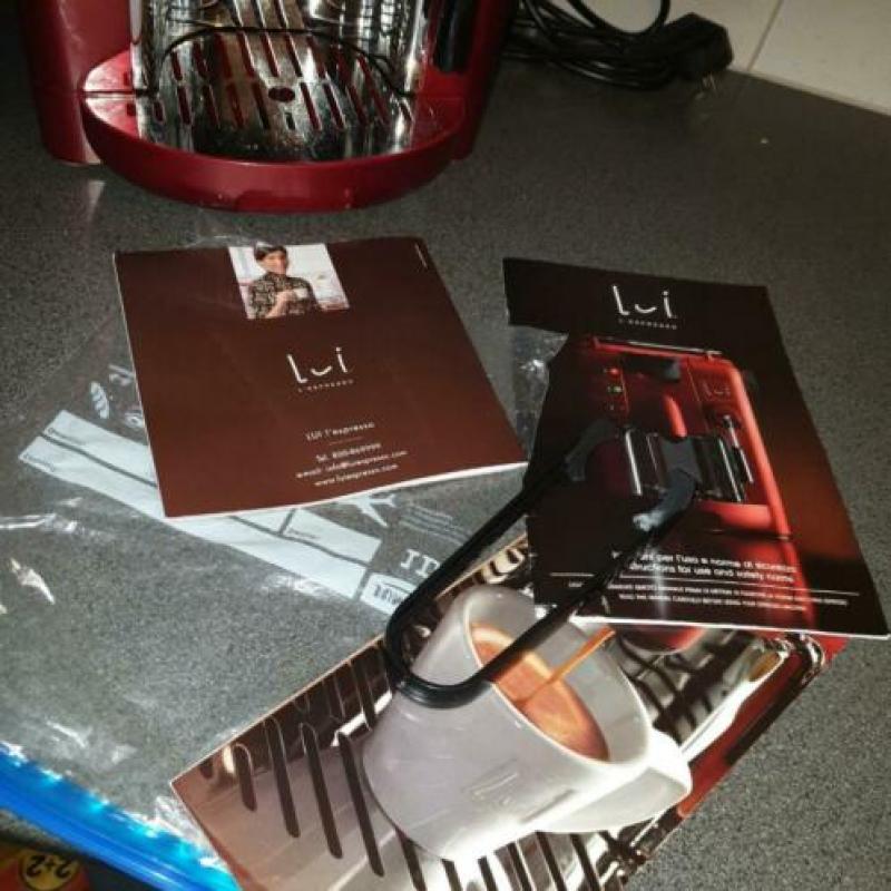 L Espresso koffie machine.