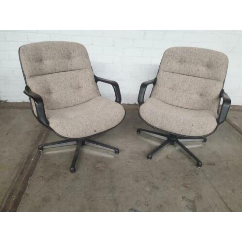 2 vintage comforto pollock fauteuils