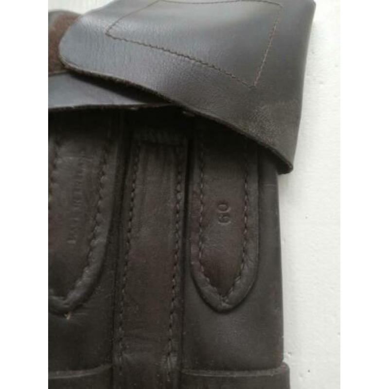 Bruine leren singel 60 cm