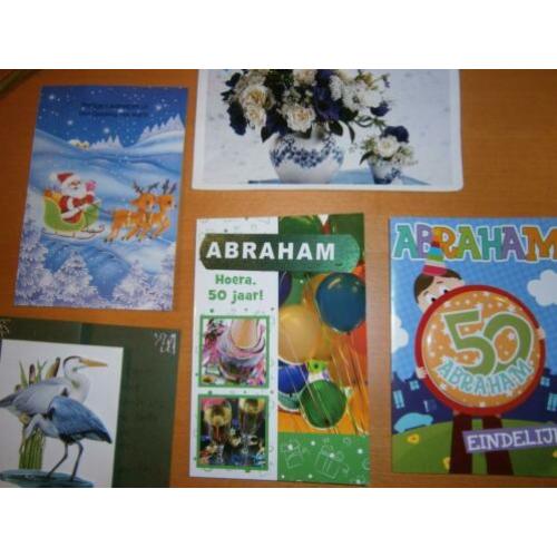 100 [brief,kerst verjaardag]kaarten