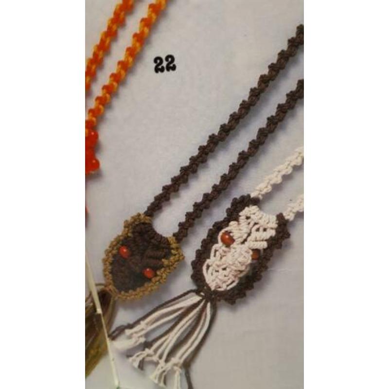 Ketting met hanger van Macrame maken