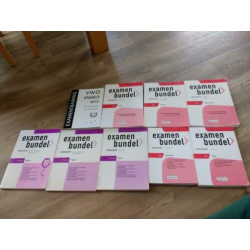 Examenbundels en samengevat VWO (talen, economie,m&o)
