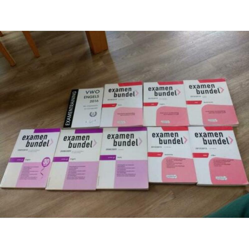Examenbundels en samengevat VWO (talen, economie,m&o)