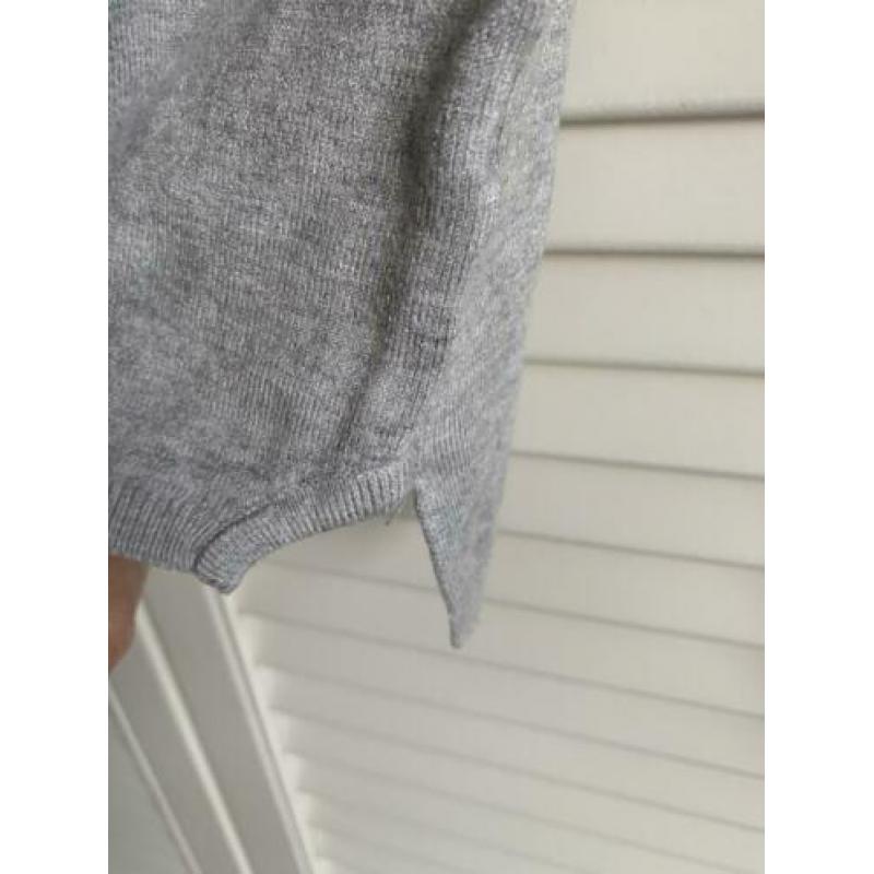 Zara lichtgrijs vest S 36