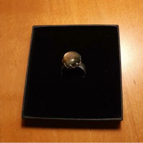 Fraaie zilveren ring met Labradoriet - nog nieuw!