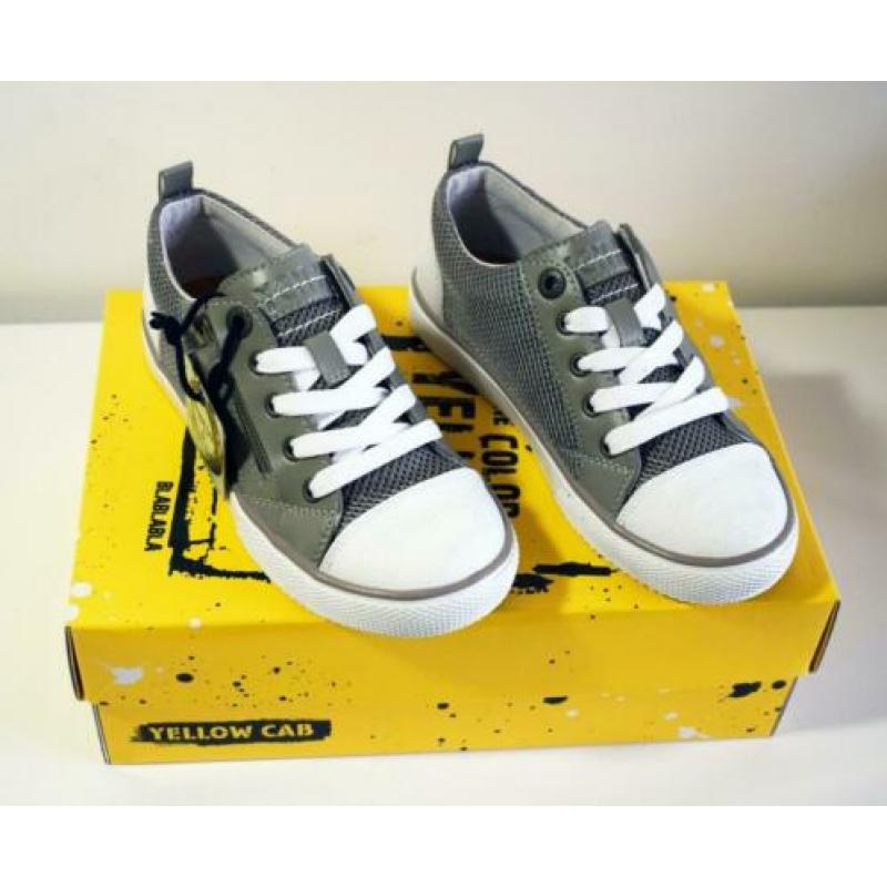 YELLOW CAB - grijze Pisa sneakers - maat 34