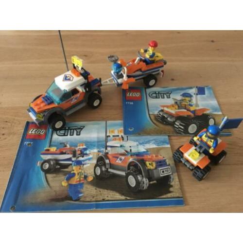Lego City 7736 7737 Strandset